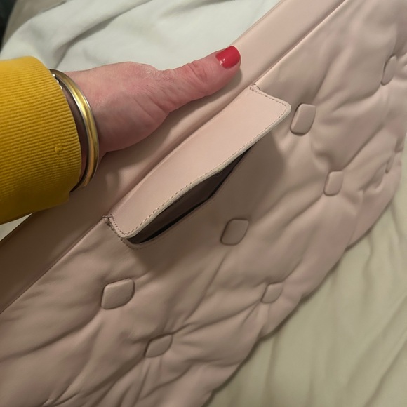 NWT Pink Genuine Leather Maxi Clutch by L’Intervalle - Picture 2 of 5